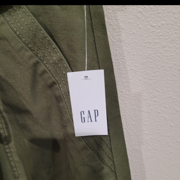 NWT GAP  womens SZ 6 A Line at the knee skirt with front pockets, tie belt, zip - Picture 7 of 10